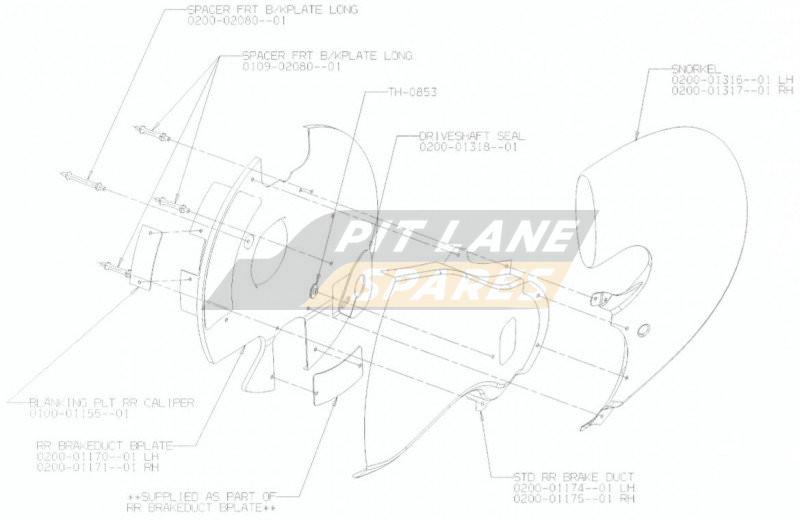 REAR BRAKE DUCT OPTIONS